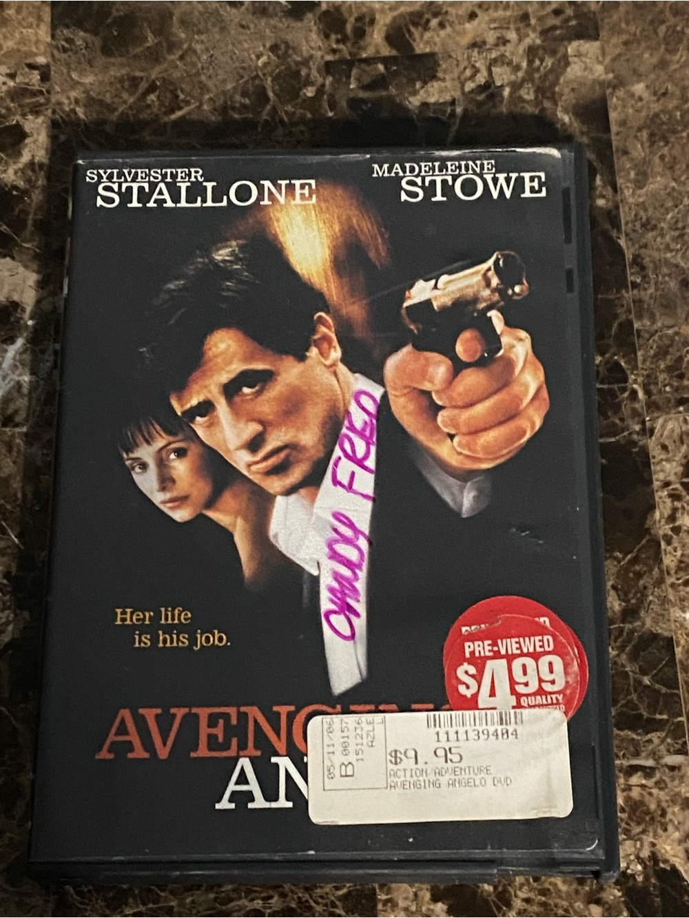 Avenging Angelo Protective DVD Case - Black